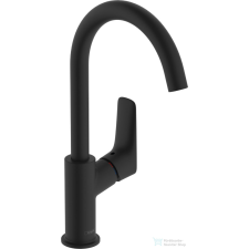 Hansgrohe LOGIS 210 mosdó csaptelep elforgatható kifolyóval,leeresztő nélkül,matt fekete 71131670 csaptelep