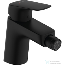 Hansgrohe Logis 70 egykaros bidé csaptelep automata leeresztővel,matt fekete 71204670 csaptelep