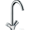 Hansgrohe LOGIS M31 kétkaros mosogató csaptelep 220, króm 71280000