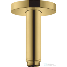 Hansgrohe mennyezeti csatlakozó S 10 cm, polírozott arany hatású 27393990 csaptelep