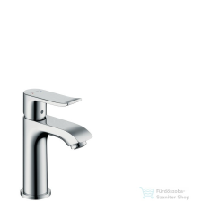 Hansgrohe METRIS egykaros mosdó csaptelep 100 DN15, kézmosóhoz, automata leeresztővel, króm 31088000 csaptelep