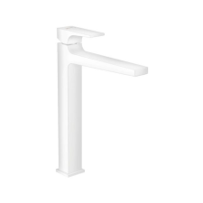 Hansgrohe Metropol egykaros mosdócsaptelep 260 Push-Open lefolyóval matt fehér csaptelep