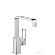 Hansgrohe METROPOL egykaros mosdócsaptelep, hosszított kifolyóval, loop fogantyúval Push-Open lefolyóval króm 74511000 csaptelep