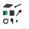 Hansgrohe PULSIFY E termosztátos falsík alatti zuhanyrendszer, matt fekete 24625670