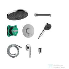 Hansgrohe PULSIFY S termosztátos falsík alatti zuhanyrendszer, króm 24624000 csaptelep