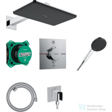 Hansgrohe RAINDANCE ALIVE Q komplett falsík alatti termosztátos zuhanyrendszer, króm 24620000 csaptelep