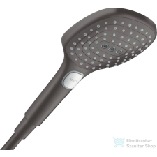 Hansgrohe RAINDANCE Select E 120 Ecosmart 3 Jet kézizuhany, szálcsiszolt fekete króm 28728340 csaptelep