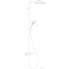 Hansgrohe RAINDANCE Select S Showerpipe termosztátos zuhanyrendszer, matt fehér 27633700 csaptelep