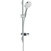 Hansgrohe Raindance Select S Zuhanyszett 120 3jet 65 cm-es zuhanyrúddal és szappantartóval fehér/króm 26630400