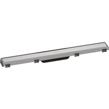 Hansgrohe RainDrain Match Zuhanylefolyó színkészlet 700, állítató magasságú kerettel rozsdamentes acél 56037800 építőanyag