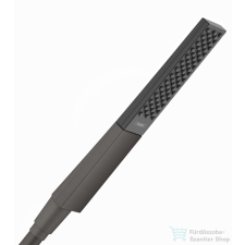 Hansgrohe RAINFINITY 100 kézizuhany, 1 Jet Ecosmart, szálcsiszolt fekete/króm 26867340 csaptelep
