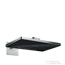 Hansgrohe Rainmaker Select 460 2jet fejzuhany zuhanykarral, fekete üveg 24005600 csaptelep