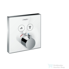 Hansgrohe ShowerSelect glass falsík alatti termosztátos csaptelep 2 fogyasztóhoz 15738400 csaptelep