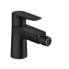 Hansgrohe Talis E egykaros bidécsaptelep automata lefolyó-garnitúrával matt fekete