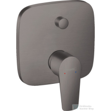 Hansgrohe TALIS E falsík alatti kád / zuhany csaptelep, szálcsiszolt fekete/króm 71745340 csaptelep
