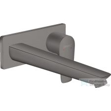 Hansgrohe TALIS E falsík alatti mosdó csaptelep, szálcsiszolt fekete/króm 71734340 csaptelep