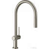 Hansgrohe TALIS M54 kihúzható fejes 2 jet mosogató csaptelep 210, nemesacél felület 72800800