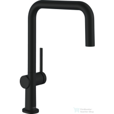 Hansgrohe TALIS M54 U 220 Eco egykaros mosogató csaptelep, matt fekete 72844670 csaptelep