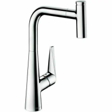 Hansgrohe Talis Select M51 300 konyhai csaptelep kihúzható zuhanyzóval, fényes króm, 1 funkció csaptelep