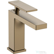 Hansgrohe TECTURIS E 110 Ecosmart+ hidegindításos mosdó csaptelep leeresztő nélkül, szálcsiszolt bronz 73012140 csaptelep
