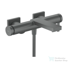 Hansgrohe Tecturis E kádtöltő csaptelep zuhanyszett nélkül, szálcsiszolt fekete króm 73420340 csaptelep