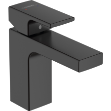 Hansgrohe Vernis Shape Egykaros mosdócsaptelep 100, automata lefolyógarnitúrával matt fekete 71561670 csaptelep