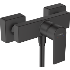 Hansgrohe Vernis Shape Egykaros zuhanycsaptelep falsíkon kívüli szereléshez matt fekete 71650670 csaptelep