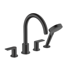 Hansgrohe Vernis Shape Peremre szerelhető kádcsaptelep matt fekete 71459670 csaptelep