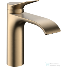 Hansgrohe VIVENIS 110 hidegindításos mosdó csaptelep automata leeresztővel, szálcsiszolt bronz 75023140 csaptelep