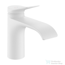 Hansgrohe VIVENIS 80 hidegindításos mosdó csaptelep automata leeresztővel, matt fehér 75014700 csaptelep