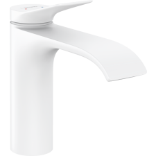 Hansgrohe Vivenis Egykaros mosdócsaptelep 110, automata lefolyógarnitúrával matt fehér 75020700 csaptelep