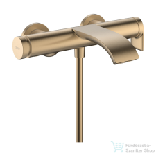 Hansgrohe VIVENIS kádtöltő csaptelep, zuhanyszett nélkül, szálcsiszolt bronz 75420140 csaptelep