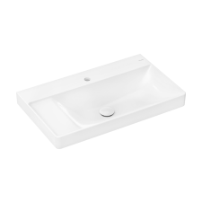 Hansgrohe Xelu Q mosdótál 80x48 cm négyszögletes fehér 61030450 fürdőkellék