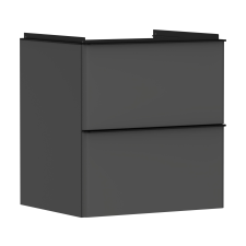 Hansgrohe Xelu Q szekrény 58x49.5x60.5 cm Függesztett, mosdó alatti fekete 54024670 fürdőszoba bútor