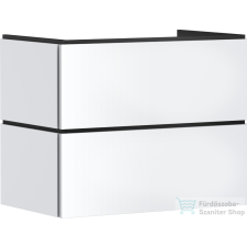Hansgrohe XILESA E 78x47 cm-es 2 fiókos szekrény, matt fehér 54260700 fürdőszoba bútor