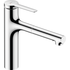 Hansgrohe Zesis M33 Egykaros konyhai csaptelep 160, kihúzható kifolyóval, 2 jet króm 74801000 csaptelep