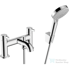 Hansgrohe ZESIS S peremre szerelhető kádtöltő csaptelep zuhanyszettel, króm 74424000 csaptelep