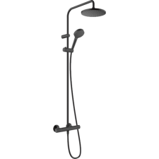 Hansgrohe Zuhany csaptelep termosztatikus, szettel, ES Vernis Blend matt fekete, Hansgrohe csaptelep