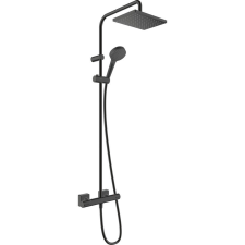 Hansgrohe Zuhany csaptelep termosztatikus, szettel, Vernis Shape matt fekete, Hansgrohe csaptelep