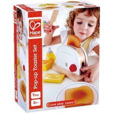 Hape - Fa Kenyérpirító Játékkészlet - 7 részes konyhakészlet