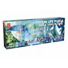 Hape Puzzle Hape 150 x 30 cm 200 Darabok Tengerészkék puzzle, kirakós