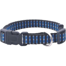 Happet fekete-kék kockás nyakörv (S l 1 cm) nyakörv, póráz, hám kutyáknak