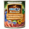 Happy&amp;Fit Happy&amp;Fit Natural Ente&amp;Schinken mit Kürbis&amp;Aloe Vera 800g