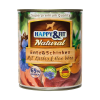 Happy&amp;Fit Natural Konzerv Kutyáknak (Kacsa, Sonka, Sütőtök és Aloe vera) - 800 g