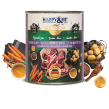 Happy&Fit Superior Friss Bárányhús S.répával, burgonyával 800g kutyaeledel