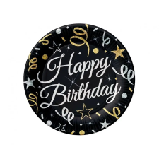  Happy Birthday B&amp;C papírtányér 6 db-os 18 cm party kellék