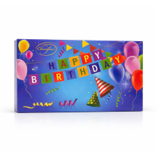  Happy Birthday desszert robbanócukros krémmel töltött belga tejcsoki - 100g csokoládé és édesség