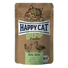 Happy Cat Bio Organic alutasakos eledel - Baromfi és kacsa 85 g macskaeledel