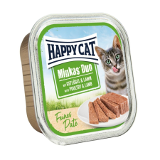 Happy Cat Minkas Duo Baromfi-Bárány 16x100g macskaeledel