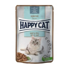 Happy Cat Pouch Szósz Sensitive Skin&Coat 12x85g macskaeledel